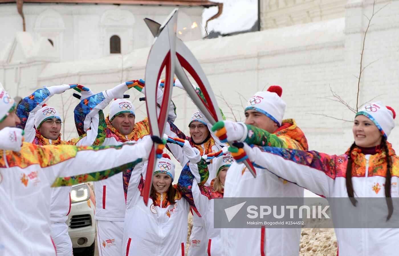 Olympic torch relay. The Republic of Tatarstan