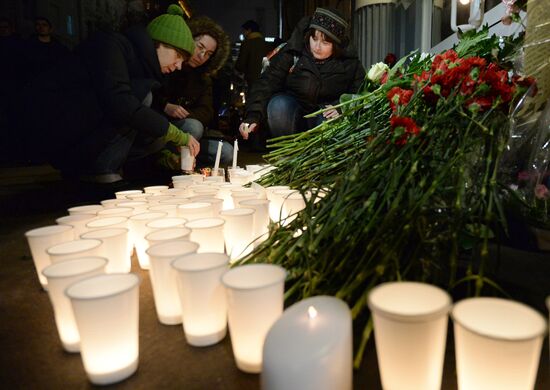 Memorial event for victims of terrorist attacks in Volgograd