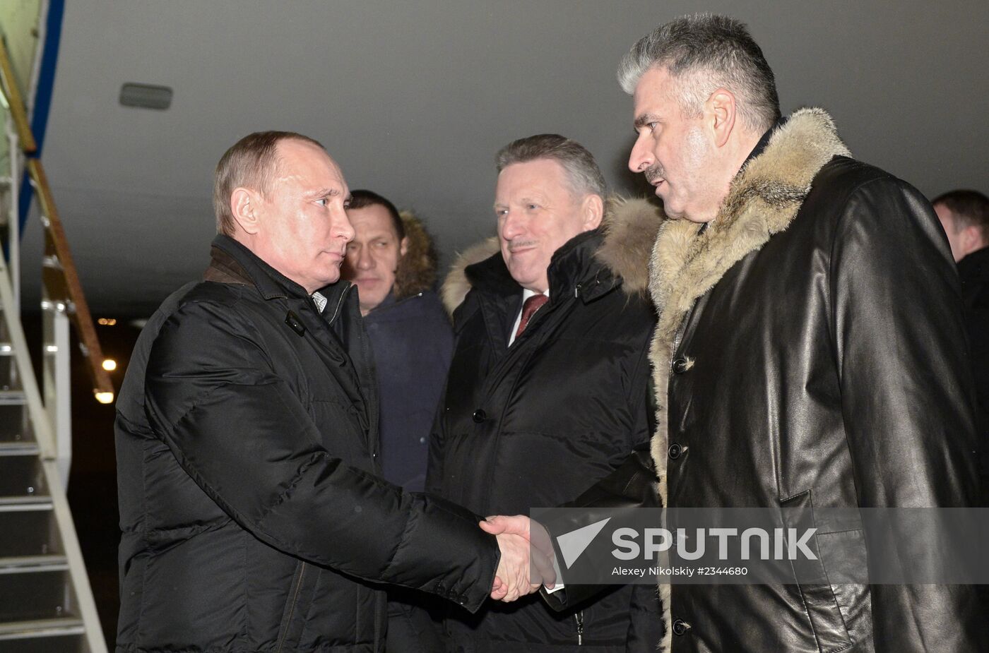 Vladimir Putin arrives in Khabarovsk
