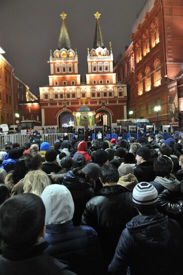 New Year celebrations on Red Square, Moscow