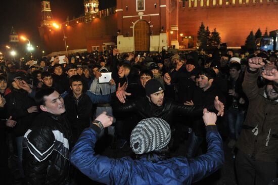 New Year celebrations on Red Square, Moscow