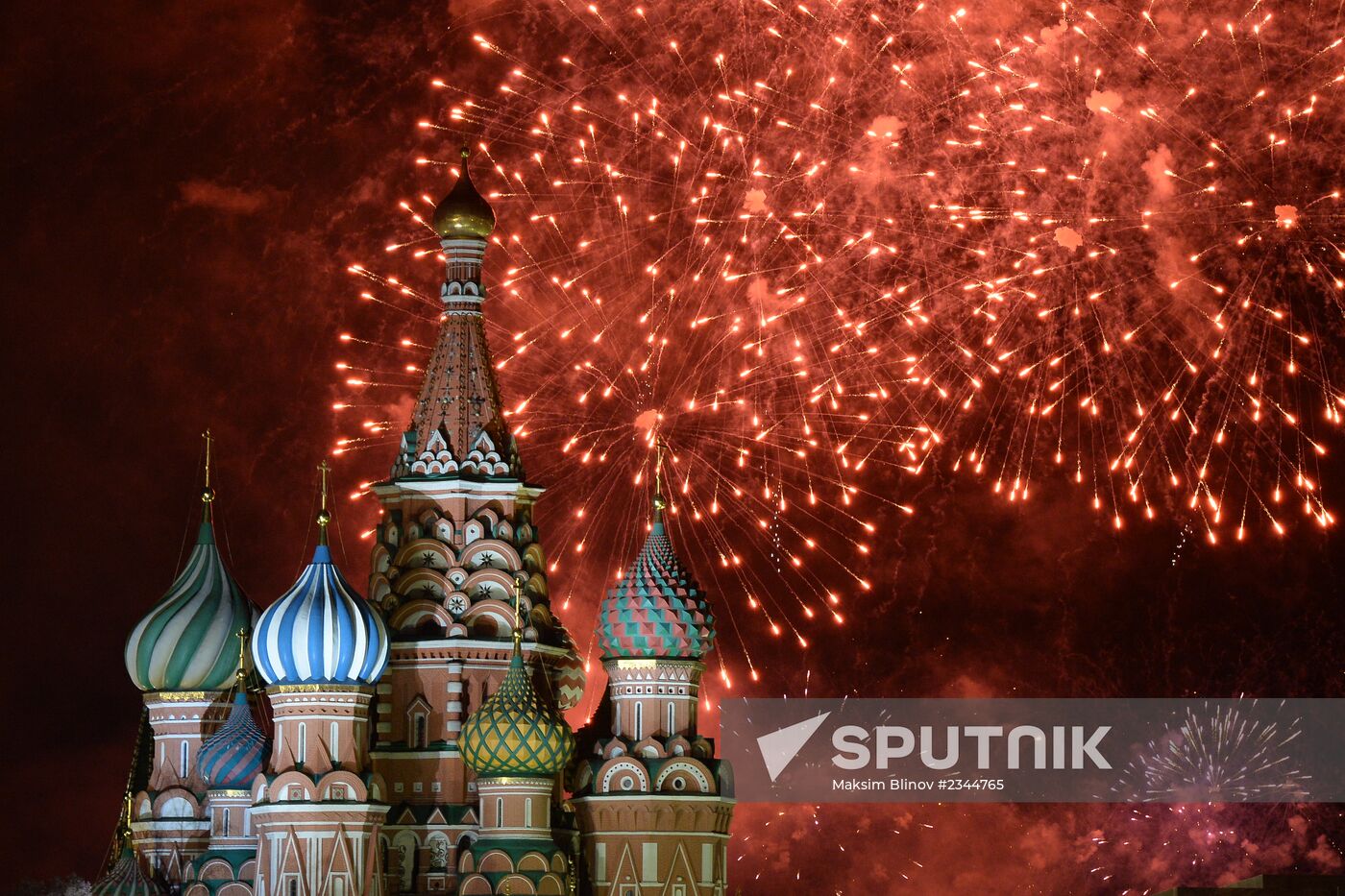New Year celebrations on Red Square, Moscow