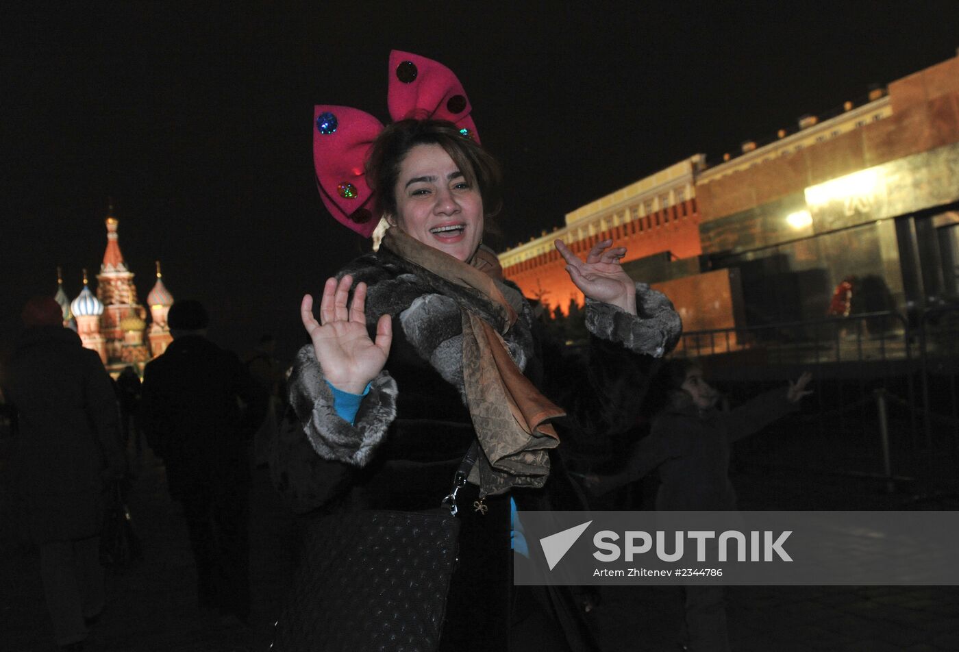 New Year celebrations on Red Square, Moscow