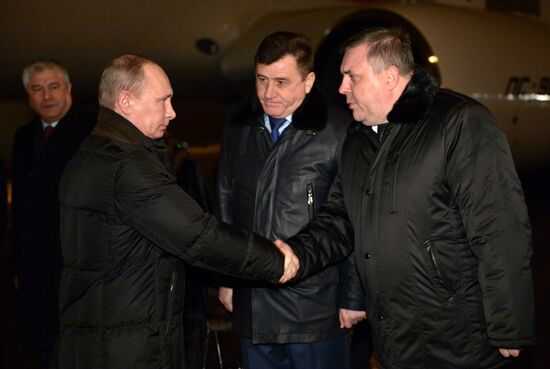 Vladimir Putin's working visit to Volgograd