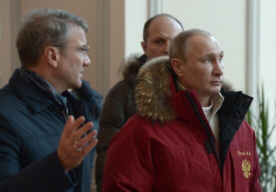 Vladimir Putin's working visit to the Southern Federal District