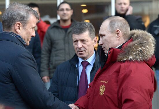 Vladimir Putin's working visit to the Southern Federal District