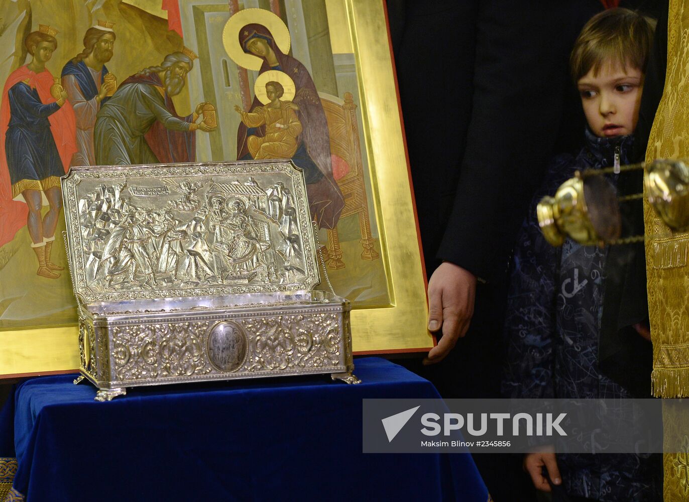 Gifts of the Magi relic brought to Moscow for first time