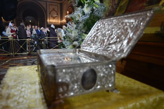 Christmas service at Cathedral of Christ the Savior