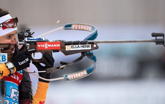 Biathlon. 5th stage of World Cup. Training sessions