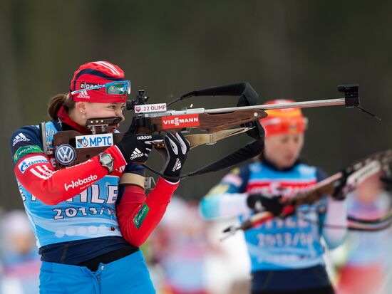 Biathlon. 5th stage of World Cup. Training sessions