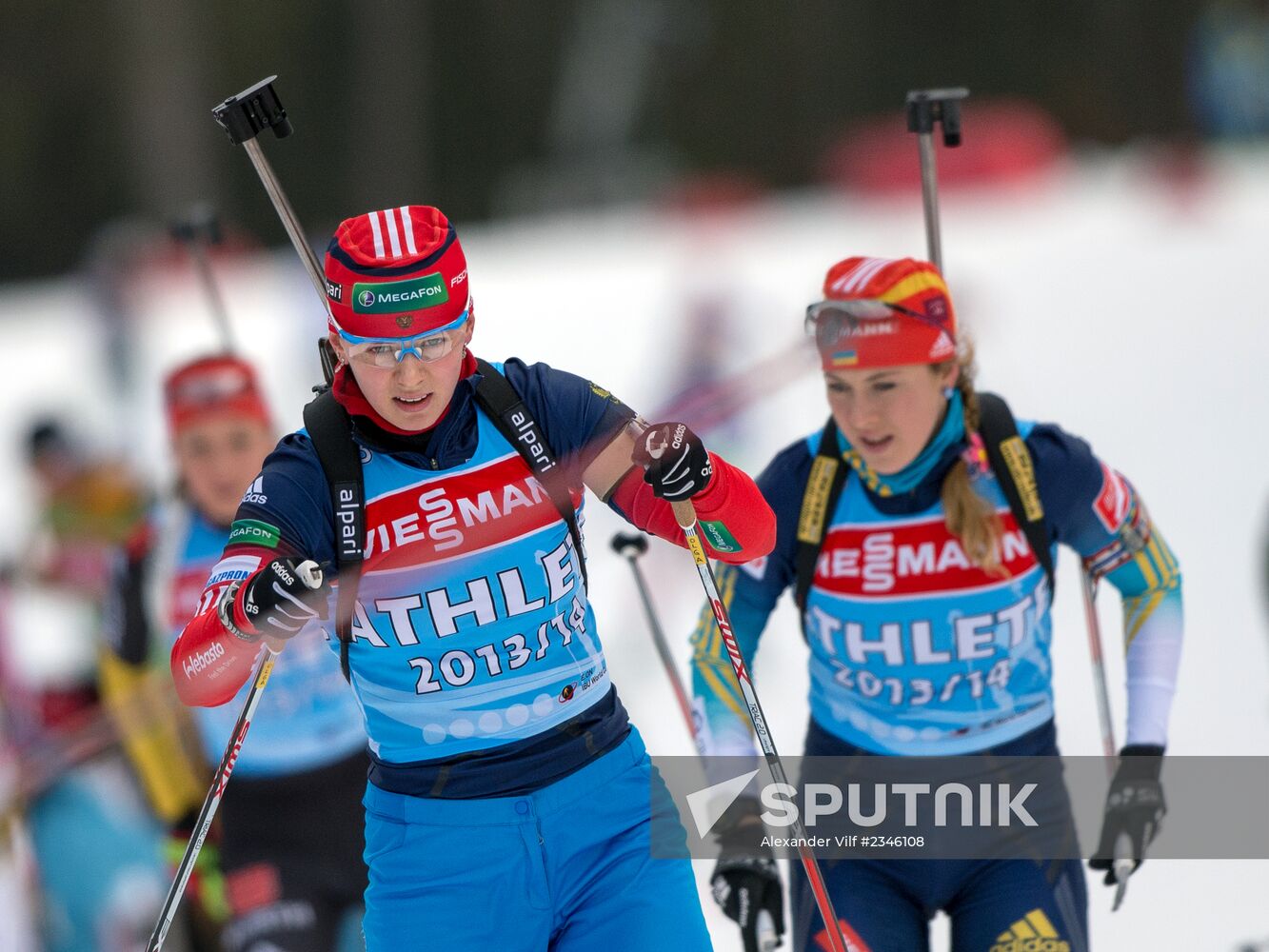 Biathlon. 5th stage of World Cup. Training sessions