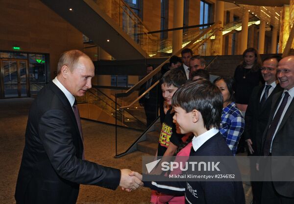 Vladimir Putin's working visit to St. Petersburg