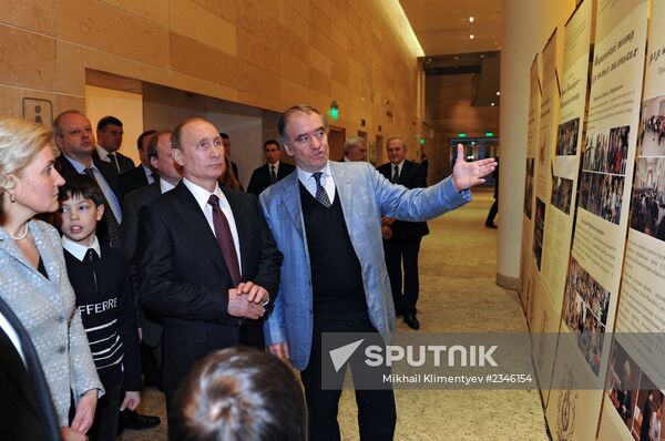 Vladimir Putin's working visit to St. Petersburg