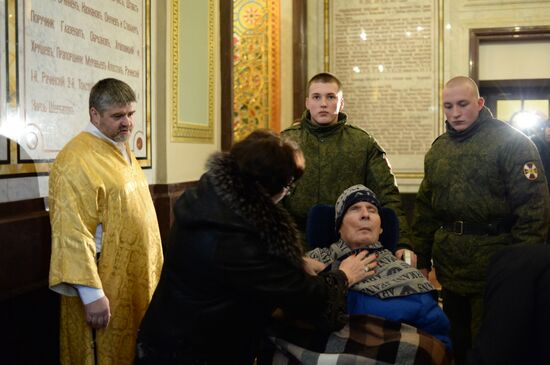 General Anatoly Romanov visits Christ the Savior Church