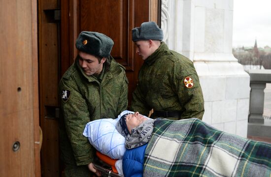 General Anatoly Romanov visits Christ the Savior Church