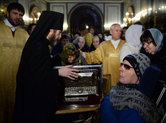 General Anatoly Romanov visits Christ the Savior Church