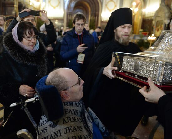 General Anatoly Romanov visits Christ the Savior Church