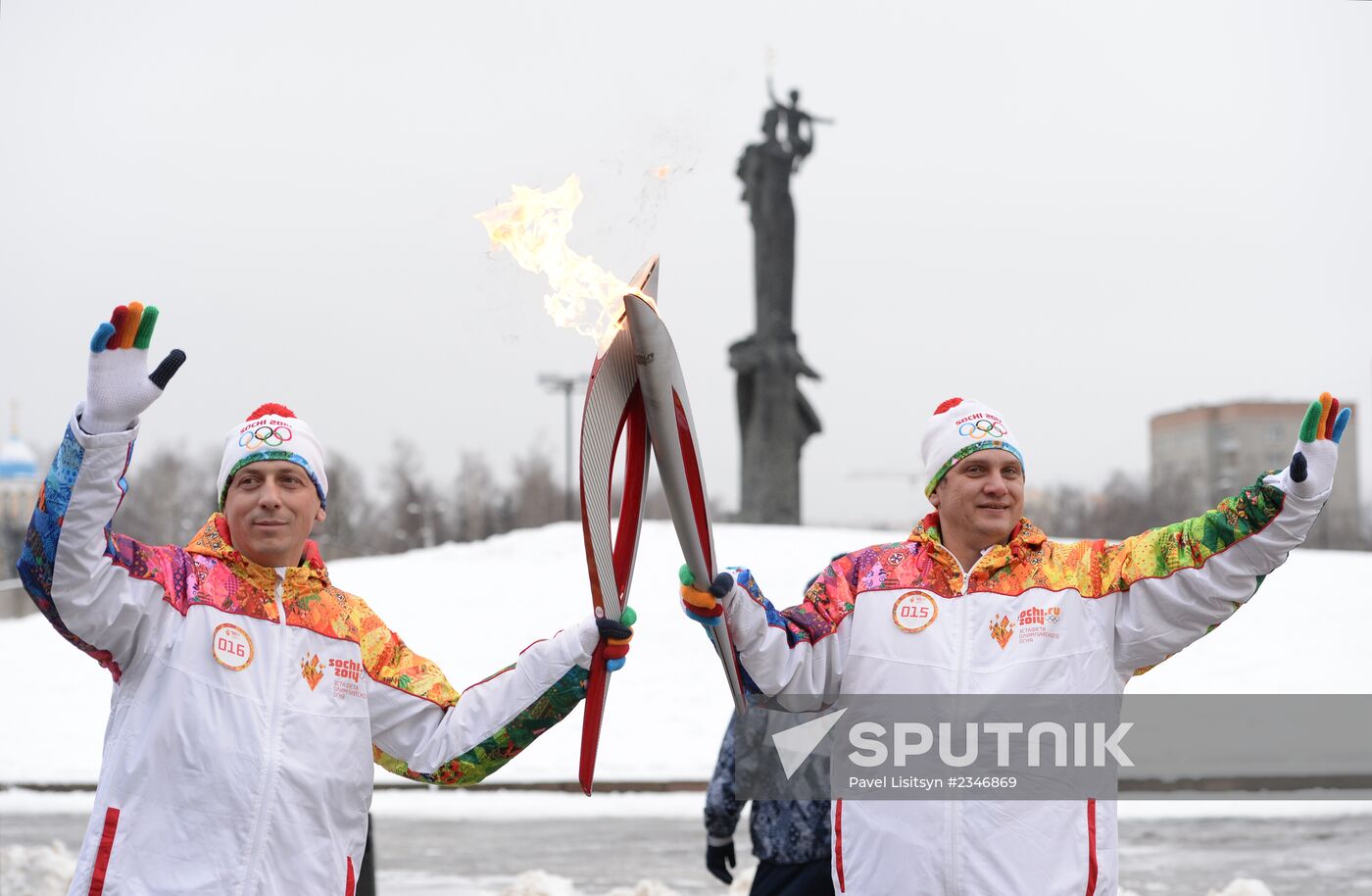 Olympic Torch Relay. Penza