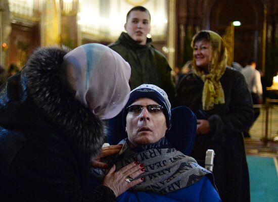 General Anatoly Romanov visits Christ the Savior Church