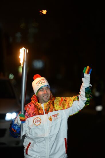 Olympic Torch relay. Penza