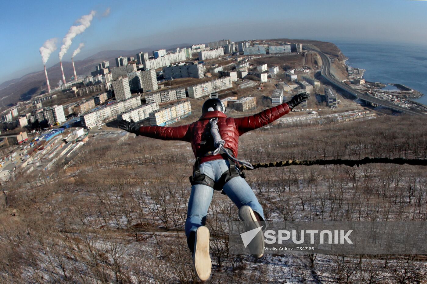 Day of Rope Jumping in Vladivostok