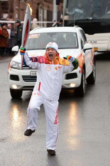 Olympic torch relay: Saratov