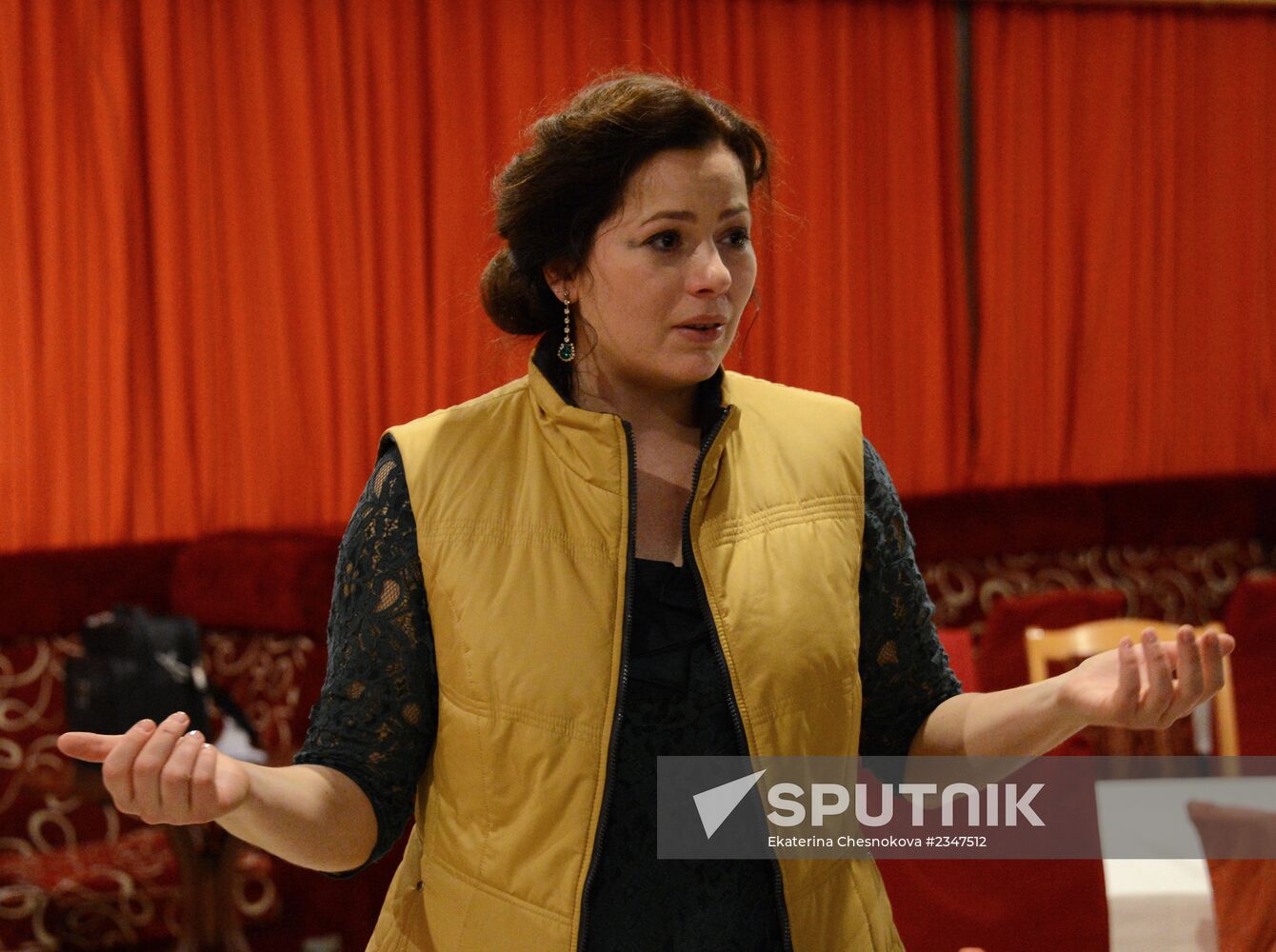 Actors on set of Yury Bykov's film The Fool