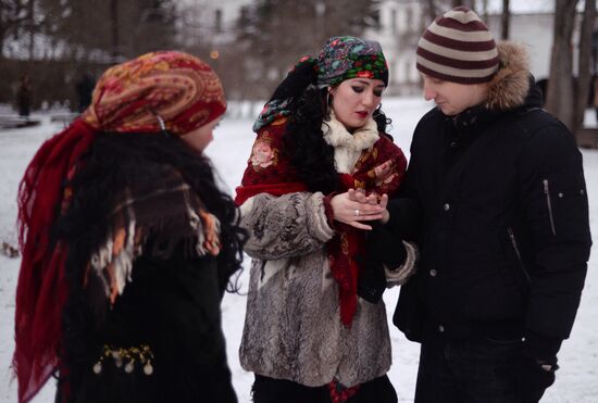 Holiday program "Vasilyev evening" at Vitoslavlitsy museum