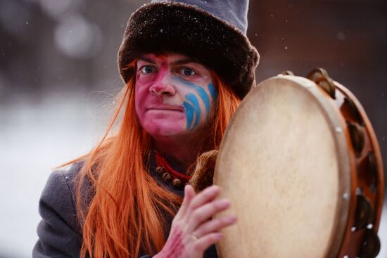 Holiday program "Vasilyev evening" at Vitoslavlitsy museum