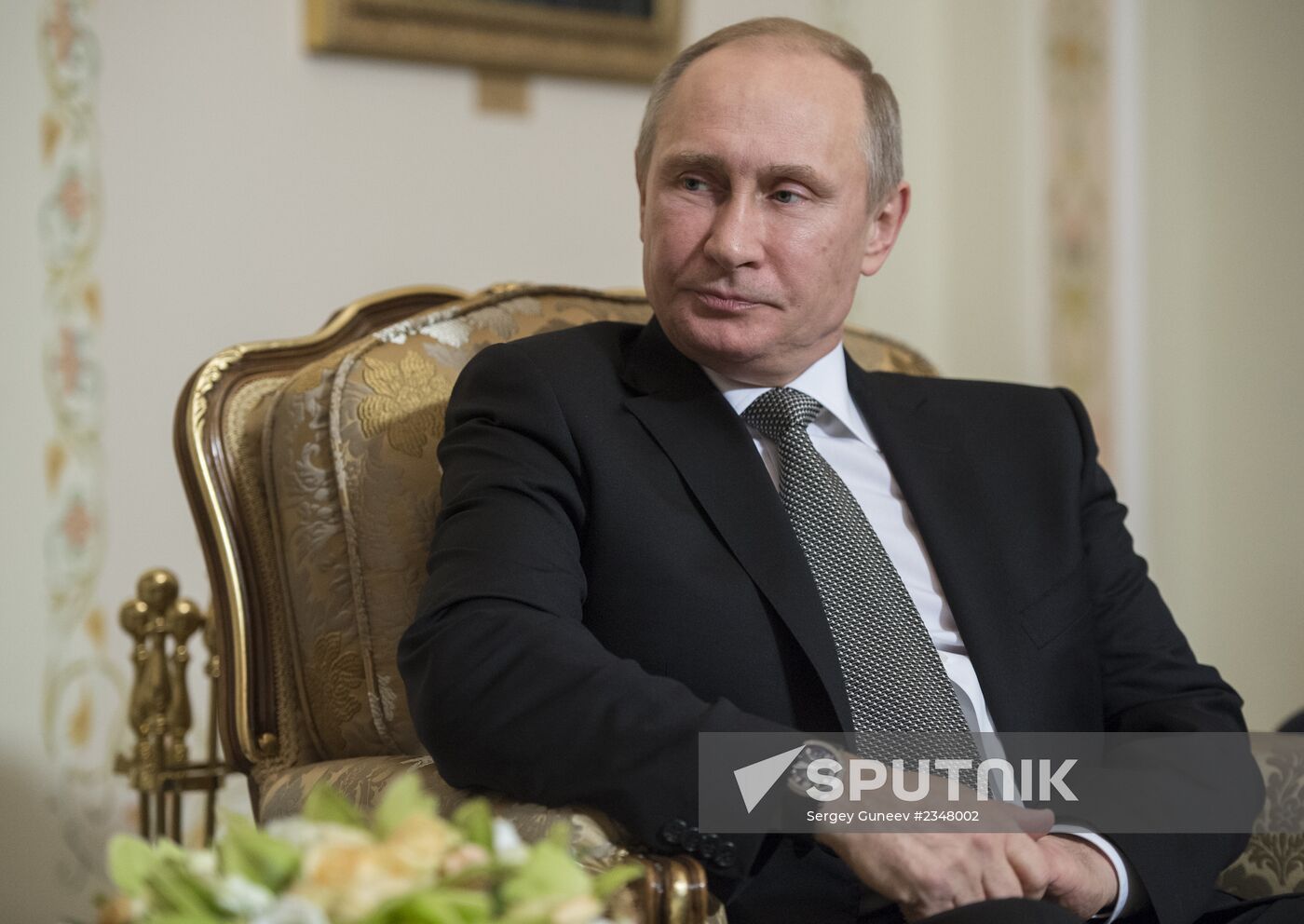 Vladimir Putin meets with Viktor Orban