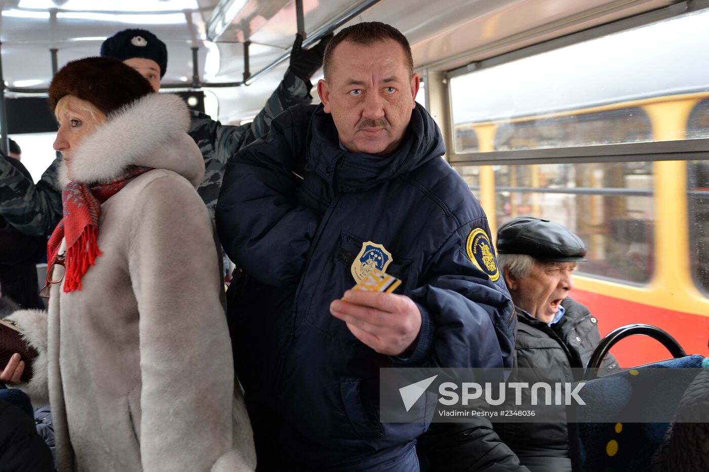 Public transport ticket inspectors