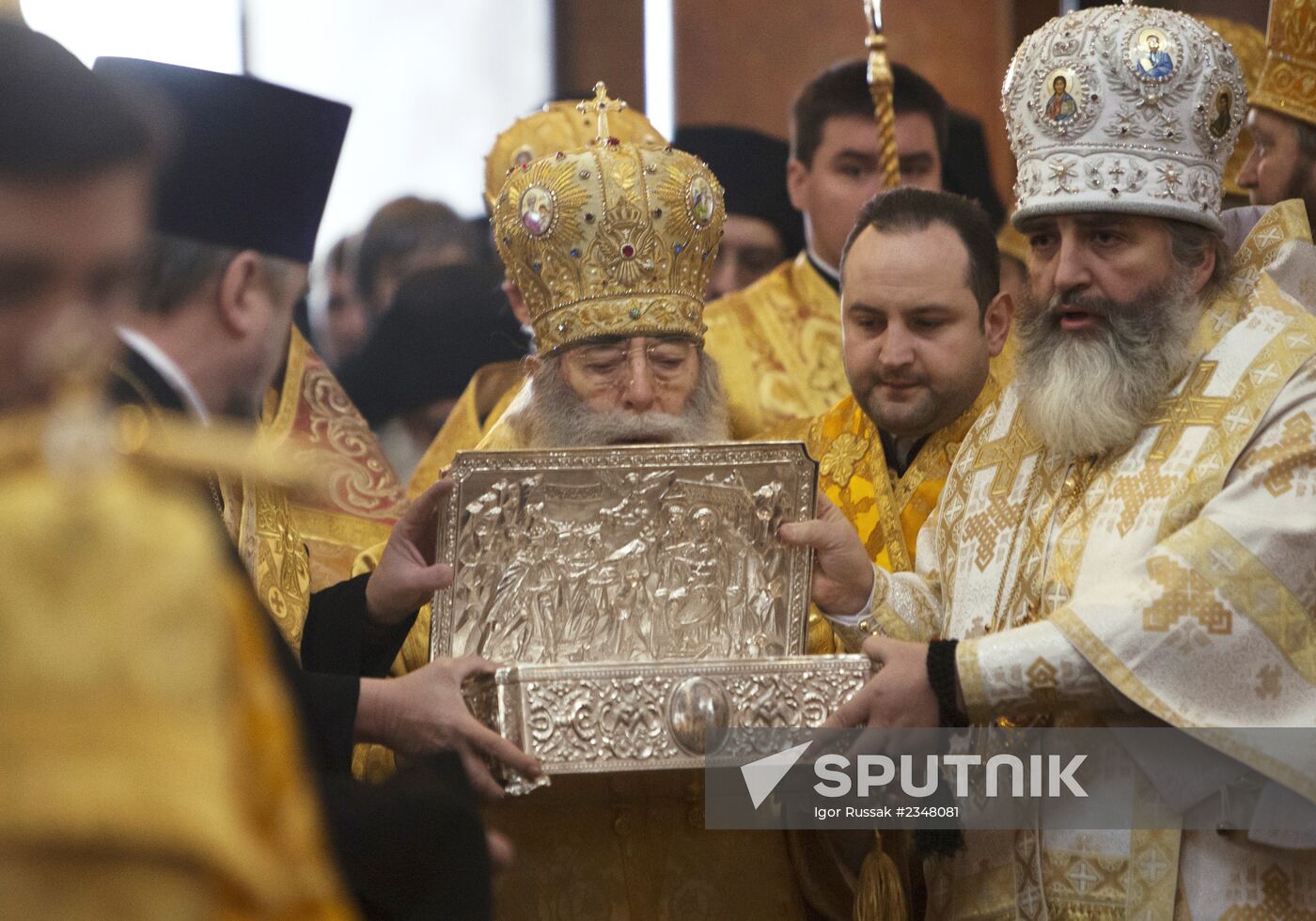The Three Kings' gifts brought to St.Petersburg