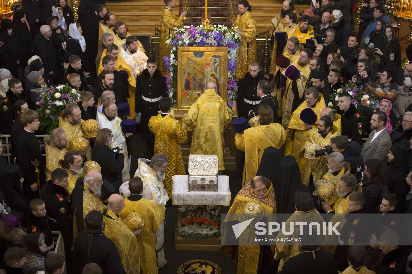 The Three Kings' gifts brought to St.Petersburg