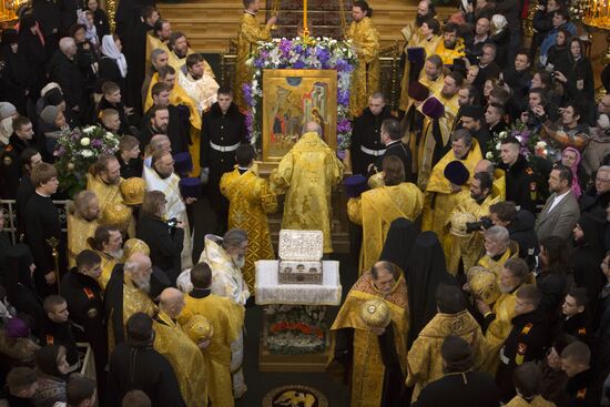 The Three Kings' gifts brought to St.Petersburg