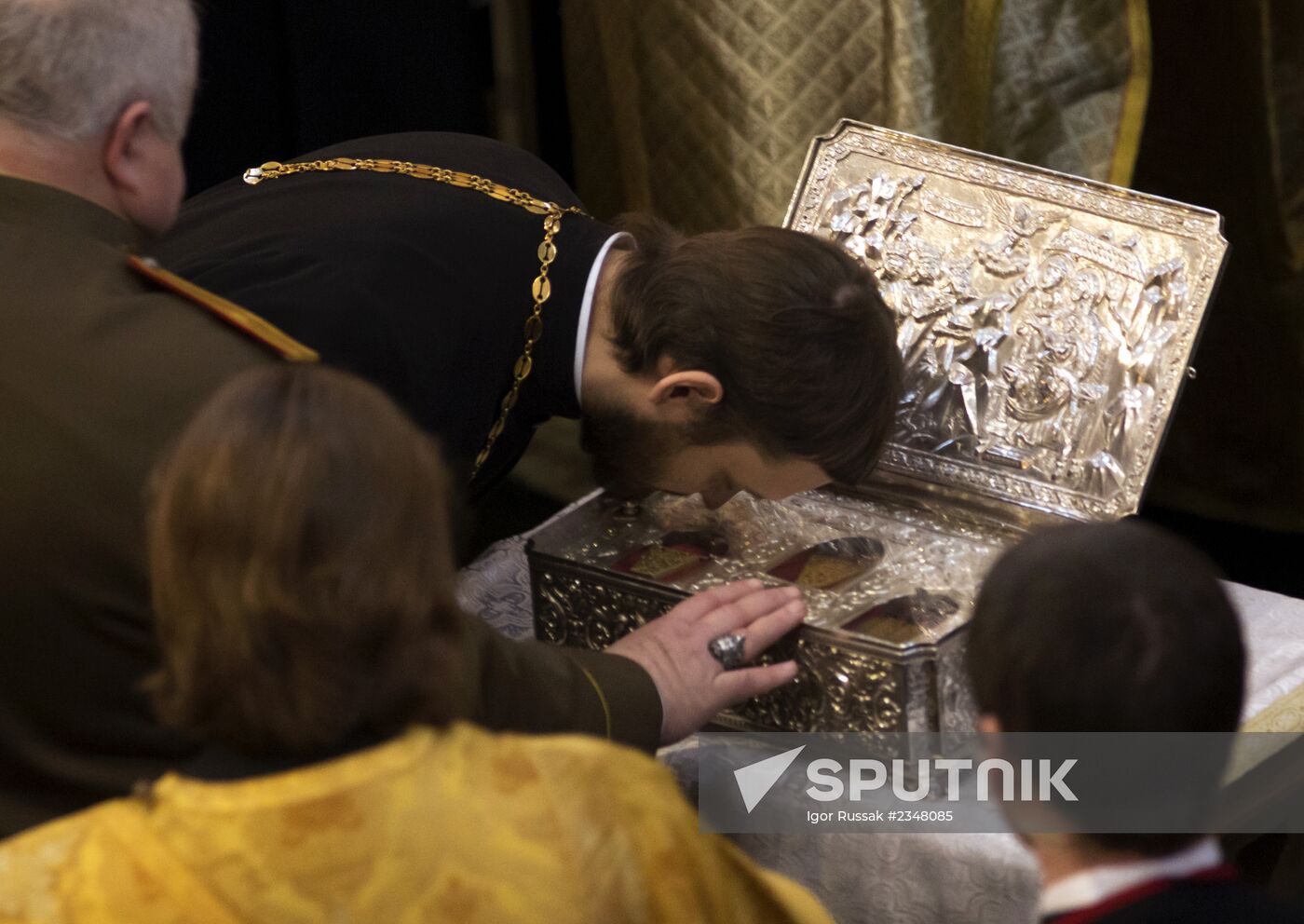 The Three Kings' gifts brought to St.Petersburg