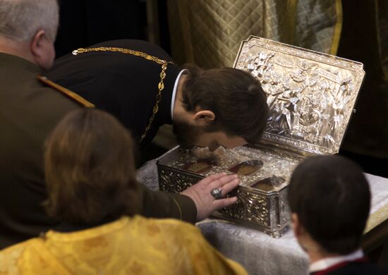 The Three Kings' gifts brought to St.Petersburg