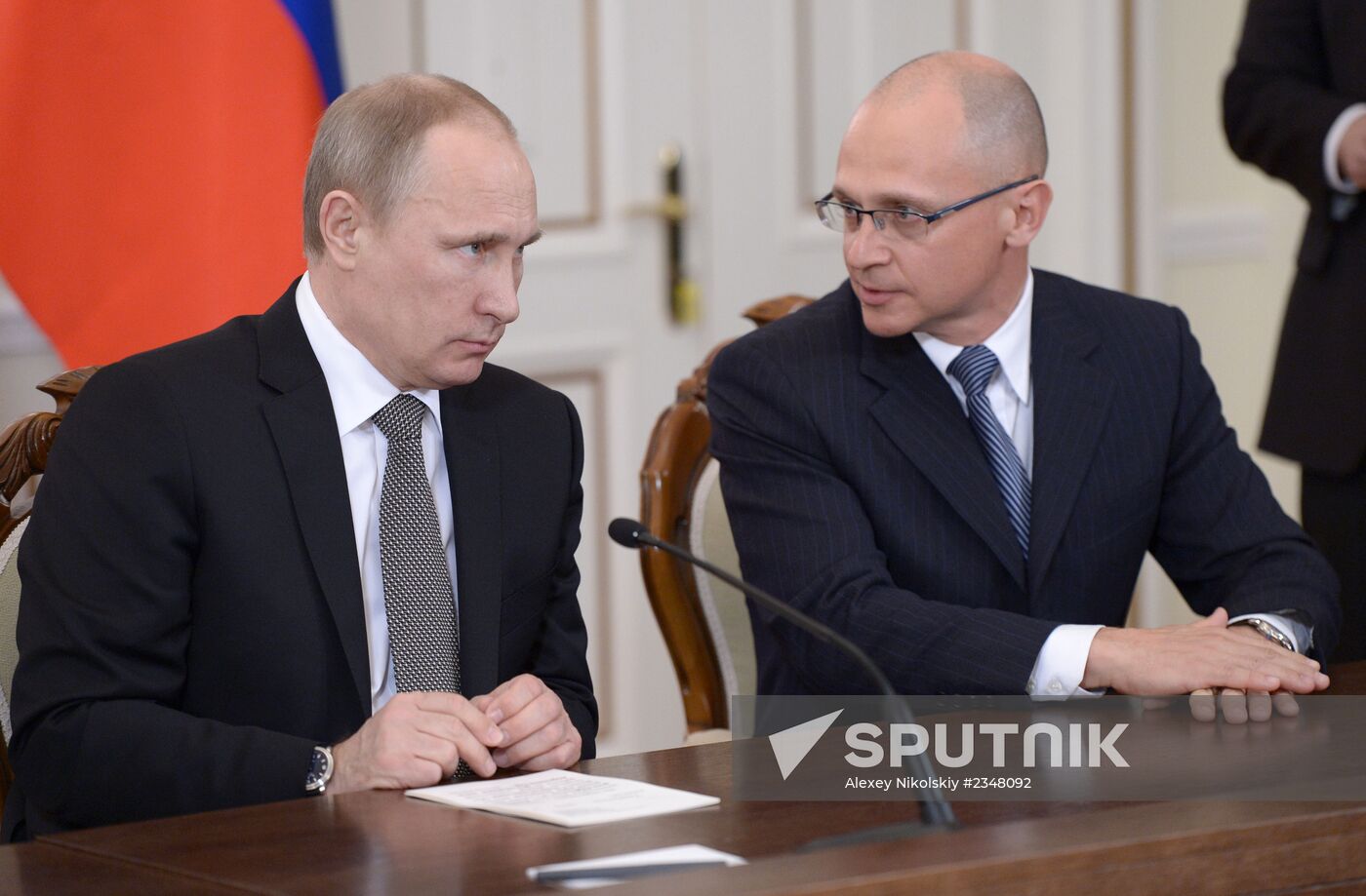 Vladimir Putin meets with Viktor Orban