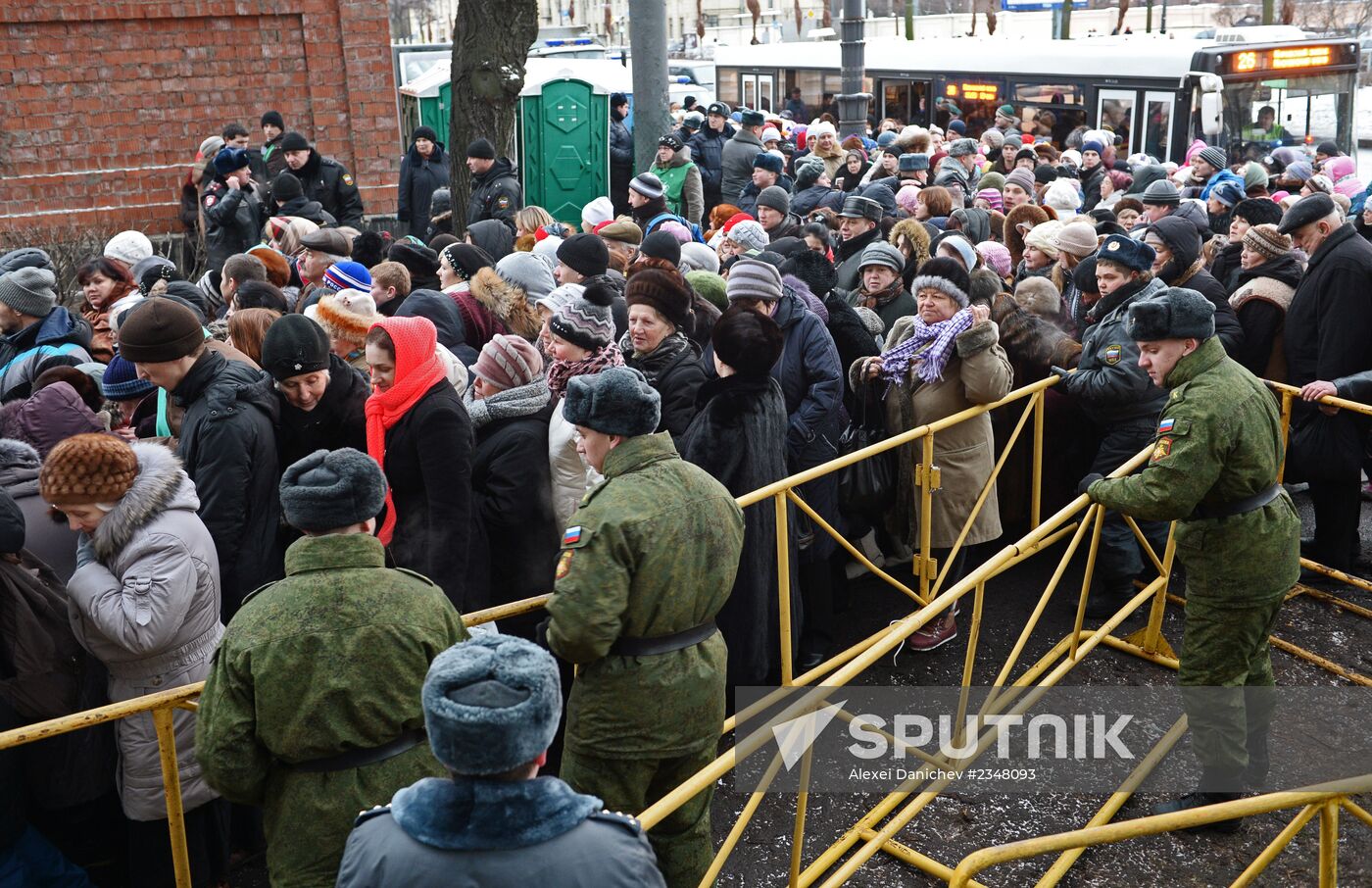 The Three Kings' gifts brought to St.Petersburg