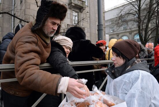 The Three Kings' gifts brought to St.Petersburg