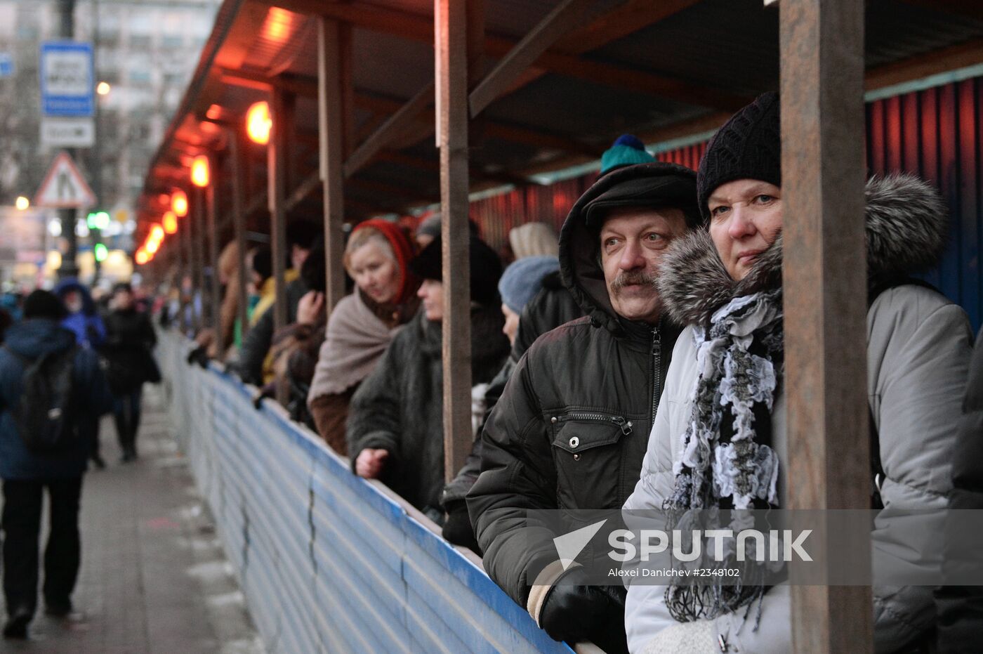 The Three Kings' gifts brought to St.Petersburg
