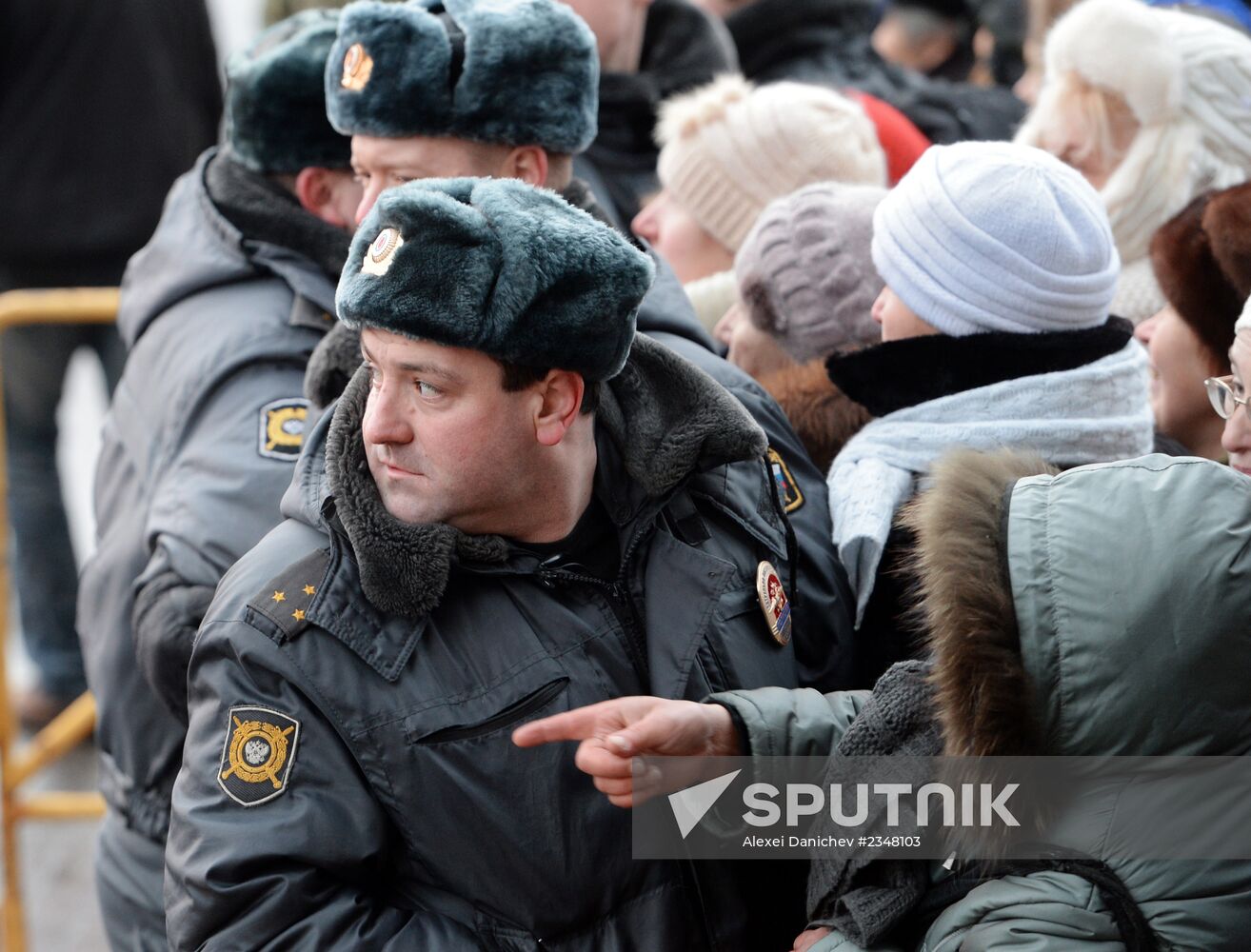 The Three Kings' gifts brought to St.Petersburg