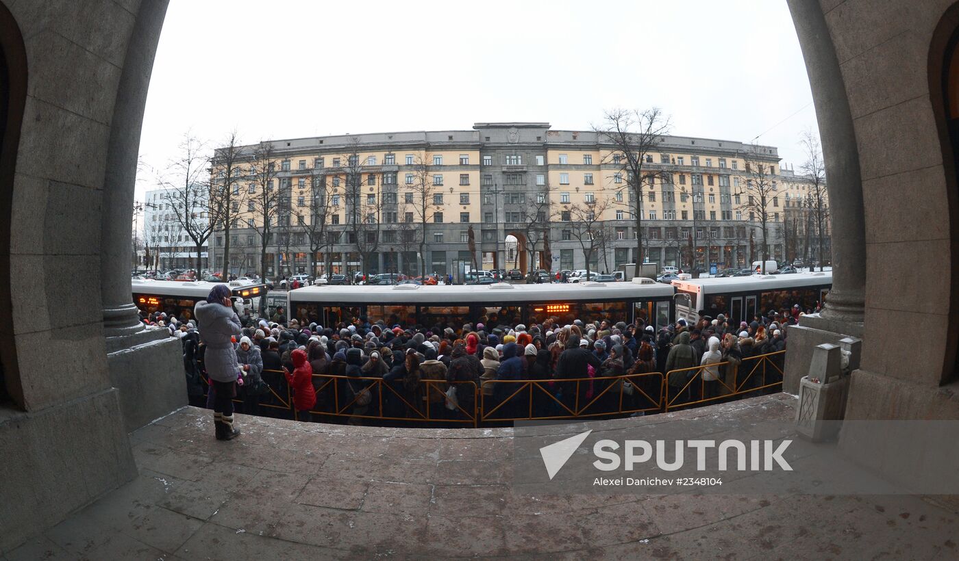 The Three Kings' gifts brought to St.Petersburg