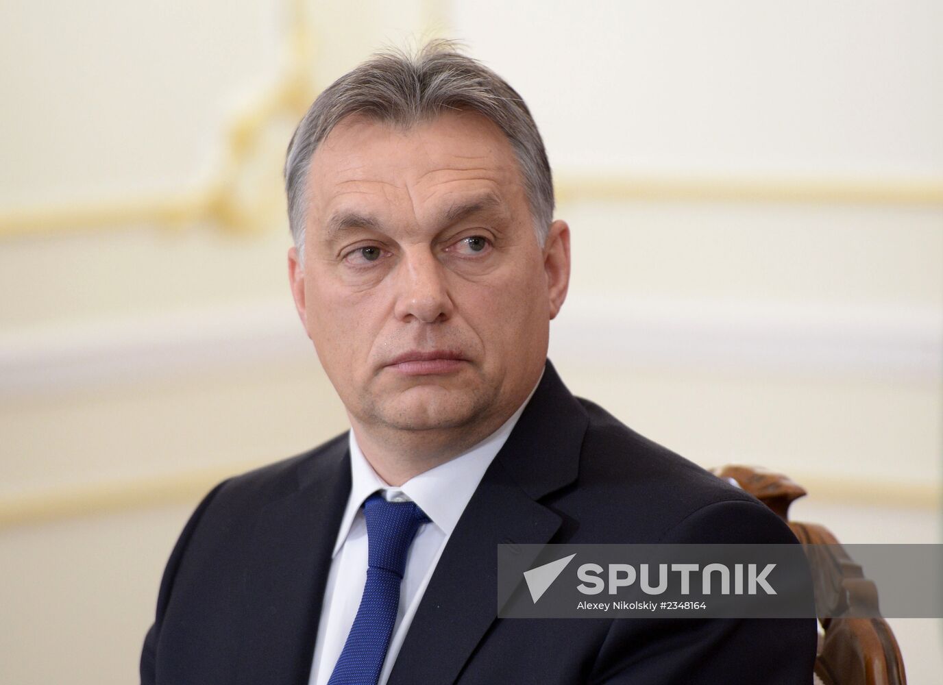 Vladimir Putin meets with Viktor Orban