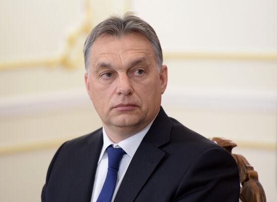 Vladimir Putin meets with Viktor Orban