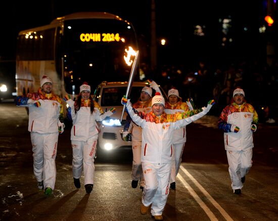 Olympic torch relay. Orel