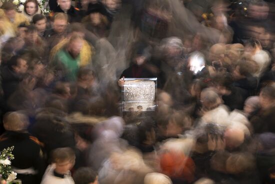 The Three Kings' gifts brought to St.Petersburg