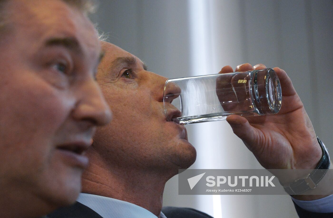 News conference of Russian Ice Hockey Federation