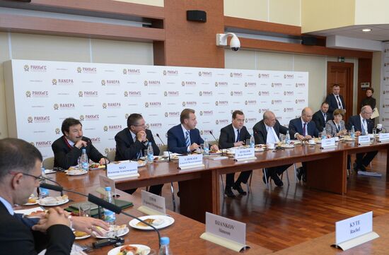 Dmitry Medvedev attends 2014 Gaidar Forum