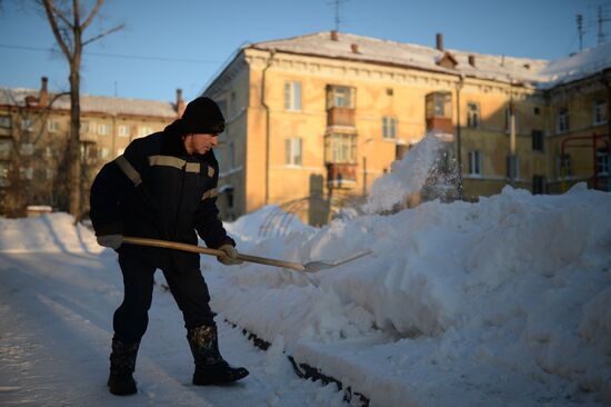 Winter in Novosibirsk