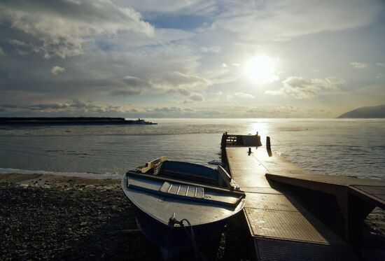 Lake Baikal in winter